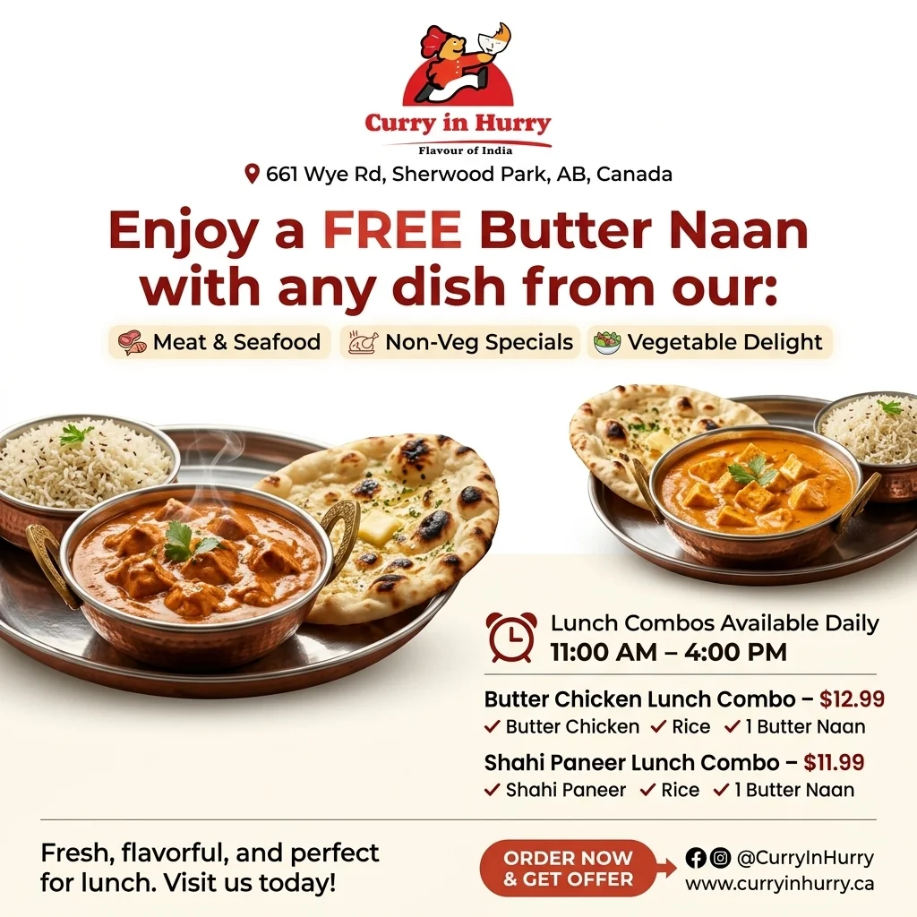 Special Offer - Curry in Hurry Sherwood Park